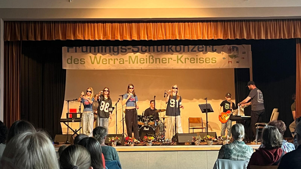 Musikensembles der Rhenanus-Schule präsentieren sich beim 32. Schulkonzert des Werra-Meißner-Kreises in Abterode