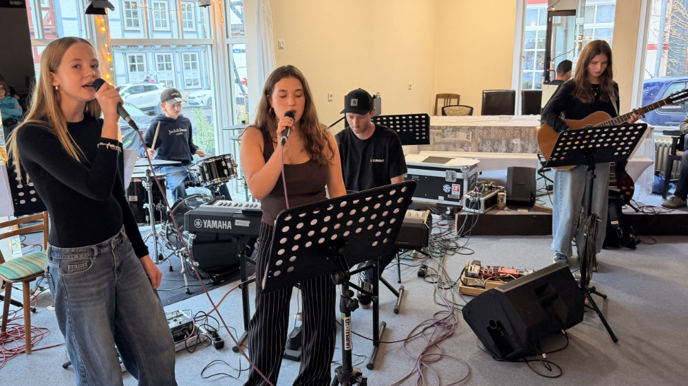 Sofakonzert statt Marktplatz – Unsere Schulbands beim Tag des offenen Denkmals